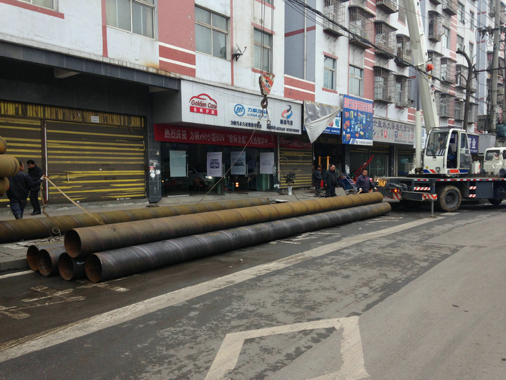 螺旋鋼管及鍍鋅管道安裝